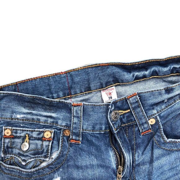 True Religion Jeans Size 29 SLIM Blue - Picture 5 of 7